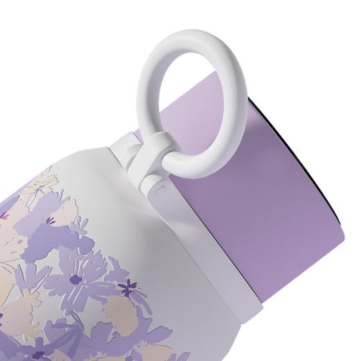 TD50204002 独角犀智能温显保温提手杯丁香紫 商品图3