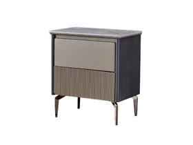 栖居简者斗柜板木+钢架+亮光岩板[免费送装，偏远地区除外]