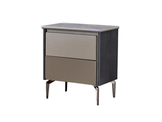 栖居简者斗柜板木+钢架+亮光岩板[免费送装，偏远地区除外] 商品图0