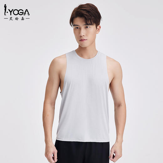 IYOGA运动健身休闲男无袖背心MB002 商品图0