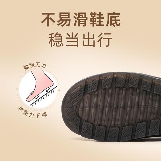 信诺真皮加绒妈妈鞋棉鞋2023新款冬季防滑软底中老年皮鞋女奶奶鞋23M152-6D 商品图3