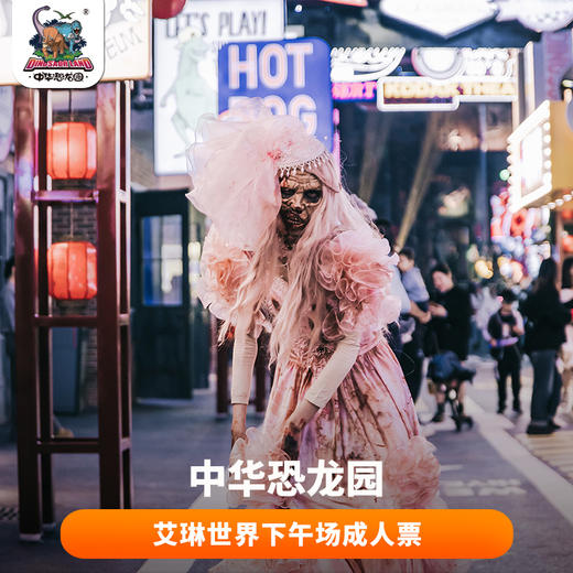 【11.10-11.12可用】中华恐龙园艾琳世界下午场成人票 商品图0