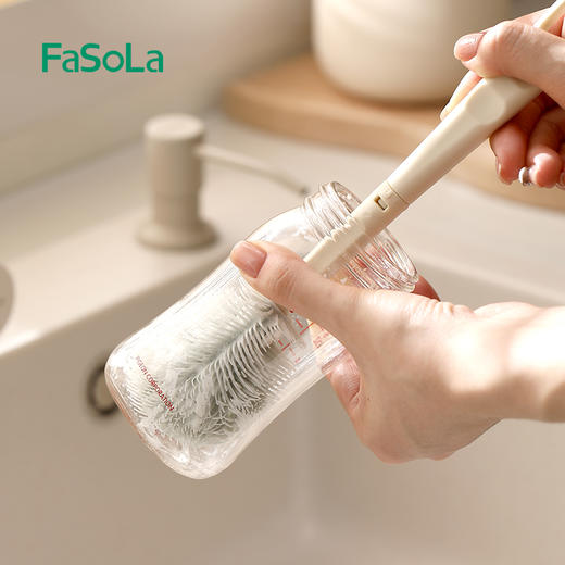 FaSoLa可拆卸水杯清洗神器洗杯子长柄家用多功能无死角小刷子清洁神器 商品图10