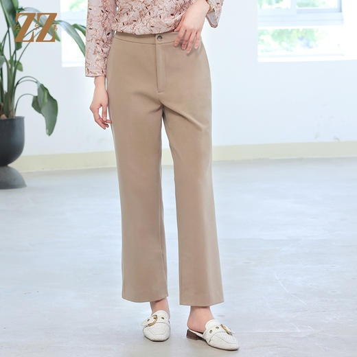 佐尔美秋冬新款 休闲百搭长裤女E14KC27 商品图3