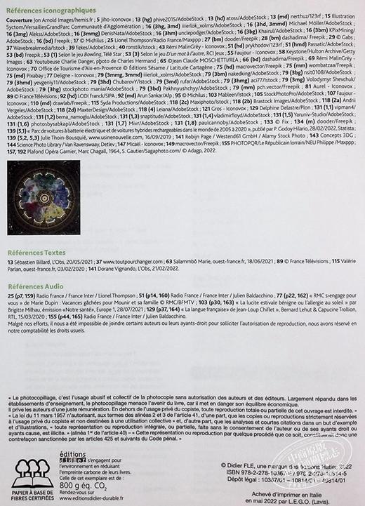 【中商原版】青少儿法语教材 2022版 Edito B2 学生练习册 + didierfle.app B2 Cahier 法文原版 Elodie Heu Boulhat 语言学习 商品图3