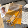 【格纹围巾❗️时尚百搭】纯羊毛格纹围巾英伦经典男女通用情侣款；冬季保暖围脖“质”和“美”的双重体验；柔软不刺肤，保暖更有型父亲节礼物新年礼盒年货礼盒 商品缩略图10