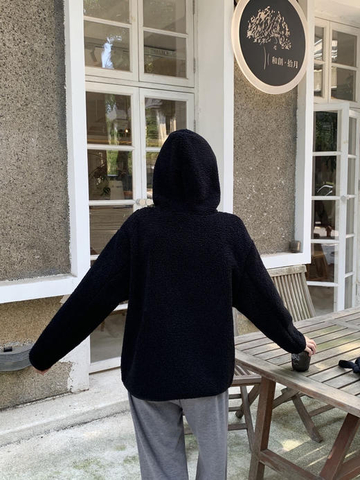 U家同款优质奥粒绒❗️ 品牌直发【千吉娜Chigina女款小摇粒绒外套】采用客供羊羔毛质感的颗粒绒面料 商品图1