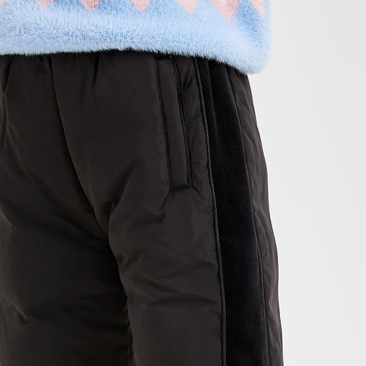 笛莎Deesha2023冬季新款童装时尚拼接女童羽绒裤 商品图3