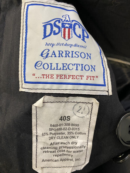 90年代 Vintage DSCP 美军公发 棉服 夹棉外套_CTJK(M) 商品图2