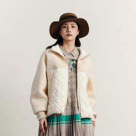 谜底立领短款羽绒服女2023冬新品时尚百搭宽松拼接鸭绒234MY1587