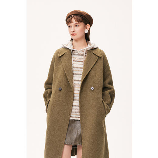 【严选】诗凡黎冬宽松H廓形连帽套头衫7EA333241 商品图4