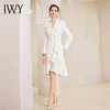 IWY/气质白色连衣裙女职业装秋季西装裙子高级感医美工作服高端Q1009 商品缩略图0