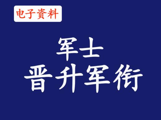 （11）军士军衔晋升 商品图0