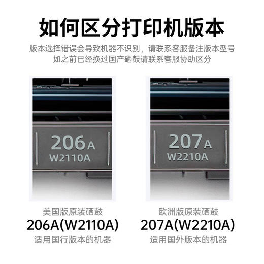 天威206A/W2110A硒鼓适用惠普M283fdw M283cdw M255dw M255nw M282nw打印机硒鼓 带芯片 商品图8