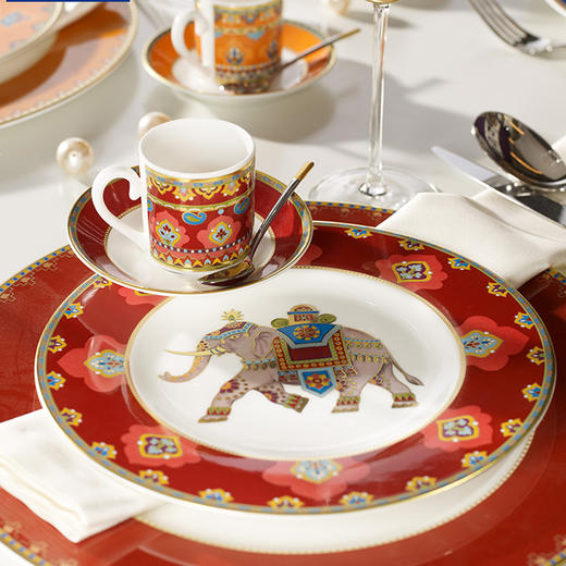 villeroyboch德国唯宝欧式进口金边骨瓷餐盘家用 商品图3