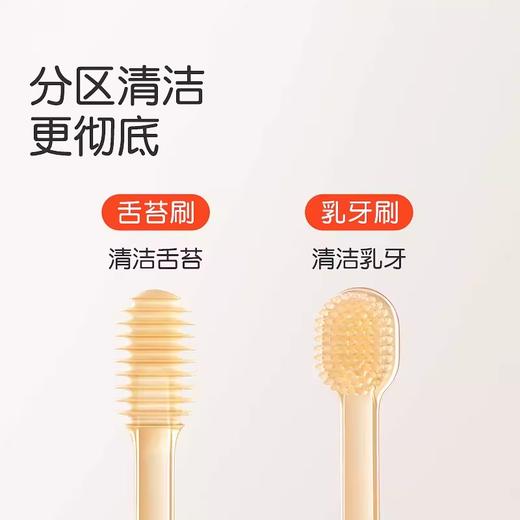 世喜宝宝乳牙刷婴儿幼刷舌苔口腔清洁神器棉棒新生儿硅胶纱布牙刷/SX-90486 商品图1
