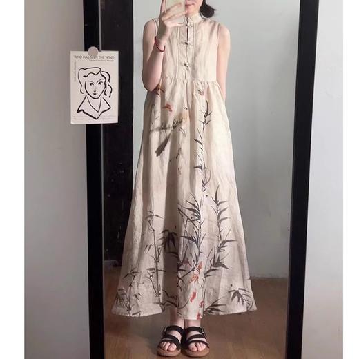 裁缝学苑AX124国风新中式旗袍纸样女装盘扣苎麻连衣裙背心裙样衣 商品图1