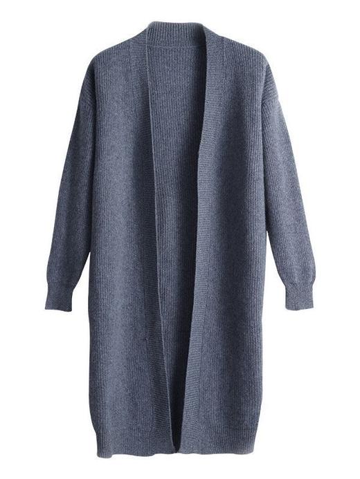 羊毛针织开衫，秋季新款慵懒宽松休闲V领毛衣外套QH-AL731616582658 商品图4