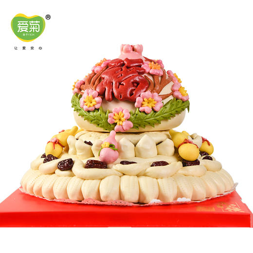【爱菊花馍】重阳节花馍10寸 商品图1