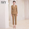 IWY/卡其色职业装西装套装女秋冬款高级感通勤工作服正装CP1856 商品缩略图2