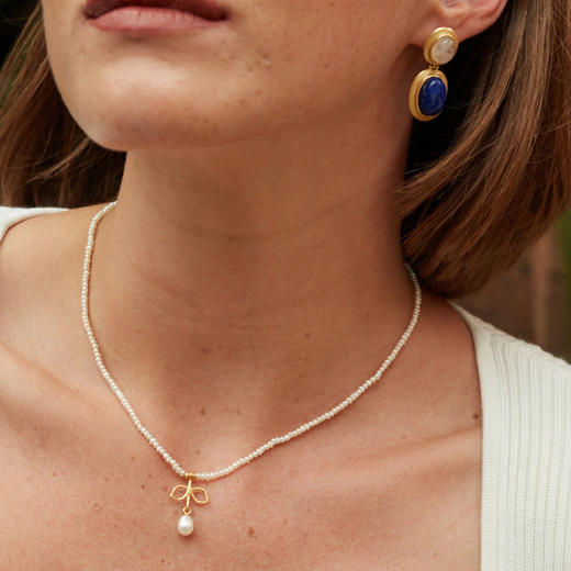 订购10周到｜Carousel Jewels-Petal pearl-珍珠 项链［英国设计师］ 商品图0