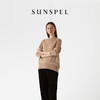 SUNSPEL女士秋冬羊羔毛宽松圆领针织毛衣 商品缩略图5
