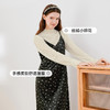 【严选】诗凡黎冬v领设计小碎花丝绒连衣裙SEA490841 商品缩略图3