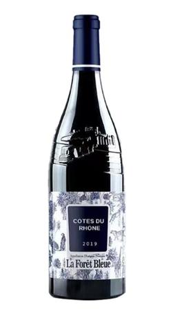 蓝色森林罗纳河谷干红葡萄酒