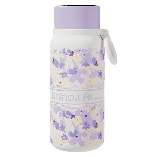 TD50204002 独角犀智能温显保温提手杯丁香紫 商品图0