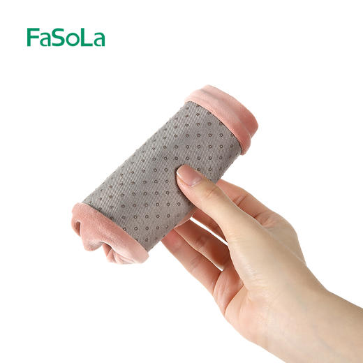 FaSoLa绒布鞋套室内布料可洗反复使用家用防滑耐磨脚套微机学生机房儿童 商品图11