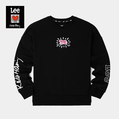 Lee女装秋长袖圆领刺绣卫衣短字母外套潮LWT0012903RV00FK11000/97W000 商品图2
