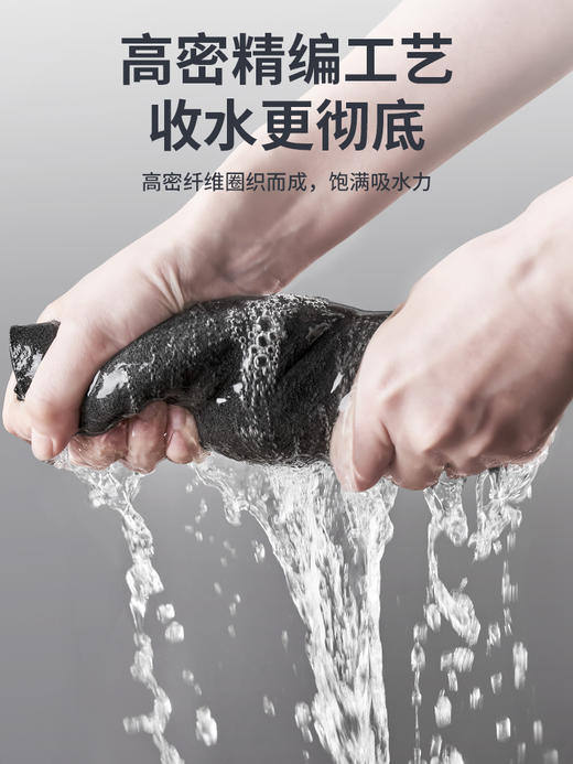 擦玻璃专用吸水抹布魔力布无痕镜子神器厨房家用不掉毛1个 商品图2