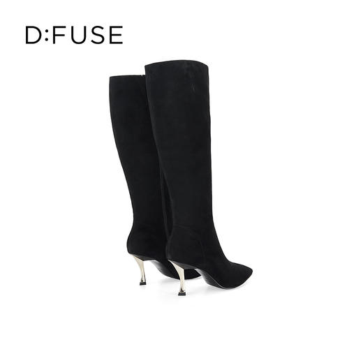 DFuse迪芙斯2023年冬季新款绒面长靴DF34117116 商品图6