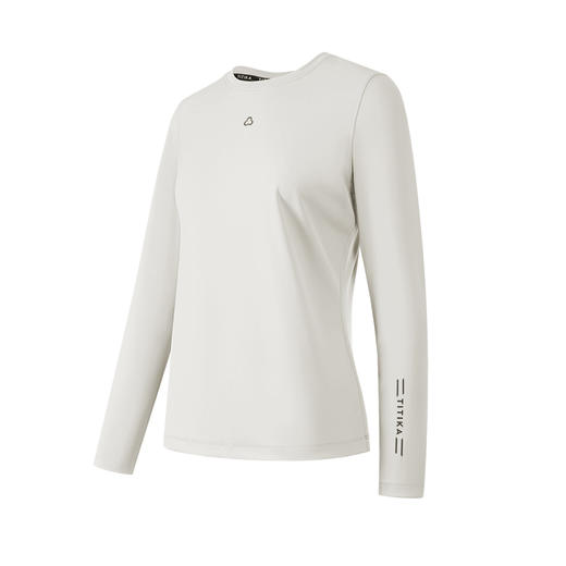 TITIKA ACTIVE瑜伽服运动长袖T恤女秋冬跑步户外健身裸感简约百搭上衣 39T21115 商品图4