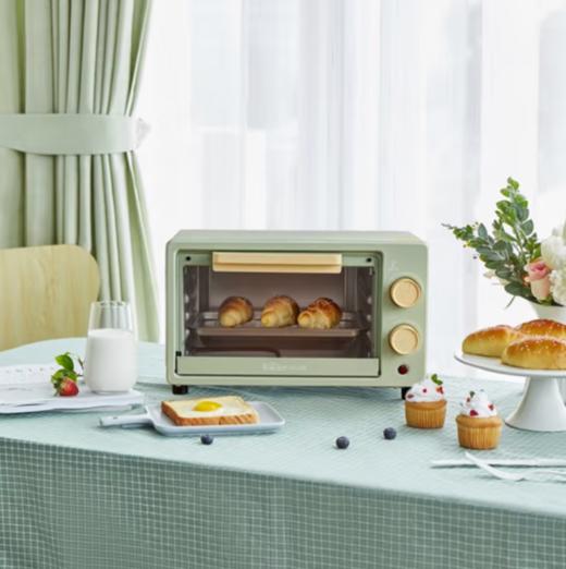 小熊（Bear）电烤箱迷你烤箱多用10L家用容量独立控温控时 DKX-F10E1  淘气 商品图0