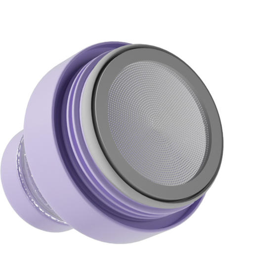 TD50202606 独角犀元气茶水分离杯陶瓷内胆丁香紫 商品图2