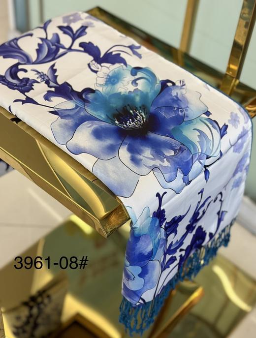 优品堂【春花秋月】双面双色披肩围巾两用 商品图3