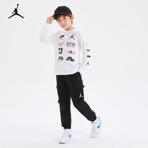 JORDAN 秋 大童小童婴童 长袖T恤 JDB-LS-B834 商品图4