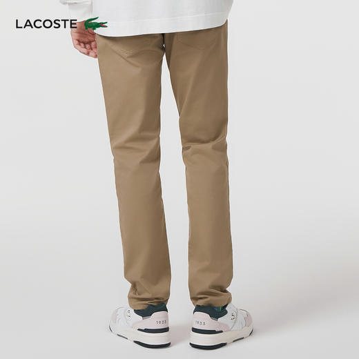 【海南专供价】Lacoste法国鳄鱼男装新款纯色简约商务休闲裤长裤HH2701-98 商品图1