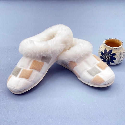 内联升男鞋拖鞋室内手工千层底大内联升飞织千底居家毛拖鞋DN2121 商品图4