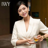 IWY/洋气白色连衣裙女西装裙干练总裁职业主持会议正Q0771-W 商品缩略图4