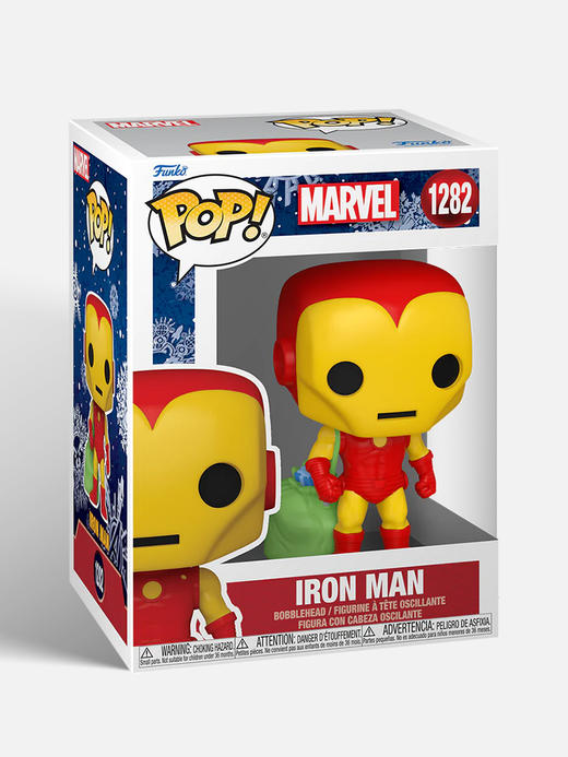Funko POP Marvel Holiday Iron Man美漫漫威英雄假日钢铁侠与包手办 72188 商品图4