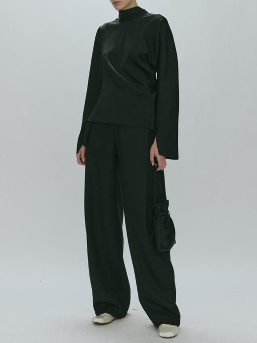 Viktoria Chan｜AW23096 Camy satin blouse  [ 黑 / 蓝 / 白 ] 商品图7