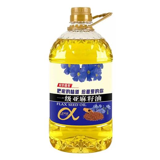 【营养又健康！一级亚麻籽油】进口原料，高亚麻酸，浓郁的亚麻籽油，油质清透，饱满口感。进口原料 一级亚麻籽油2.7L（5斤） 高亚麻酸 胡麻油—DD健康 商品图4
