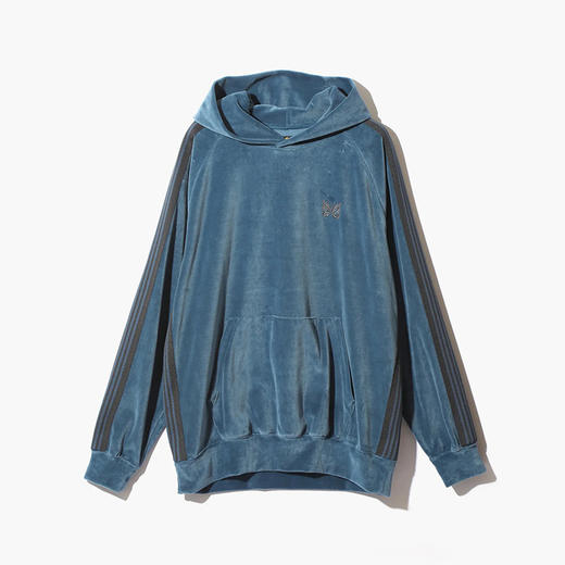 Needles Track Hoody - C/Pe Velour 蝴蝶刺绣天鹅绒复古连帽卫衣 商品图1