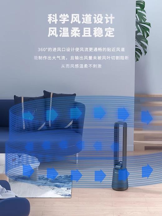 【小家电】大宇（DAEWOO）韩国大宇无叶风扇空气净化扇节能低噪电扇落地扇家用立式塔扇遥控 F10PRO HF 商品图4