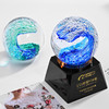 创意水晶奖杯定制琉璃儿童礼物篮球发光荣誉颁奖纪念海浪奖杯订制 商品缩略图3