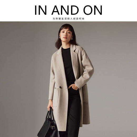 IN AND ON 经典显瘦手工羊毛大衣22602 商品图0