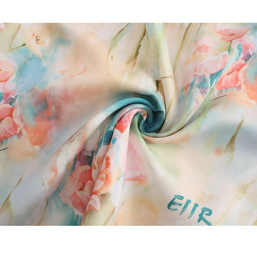 EIIR司歌印花包身裙开叉半身裙EC881405 商品图1