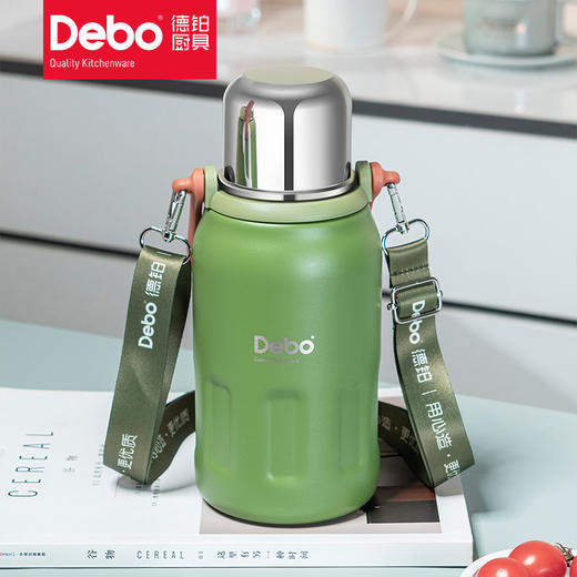 Debo德铂钛享316不锈钢保温壶900ML 商品图1